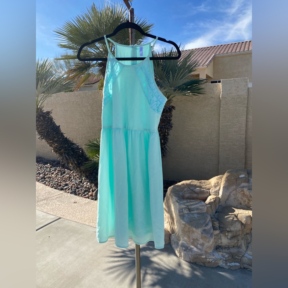 🎉 Xhilaration Teal Sleeveless Dress S 🎉